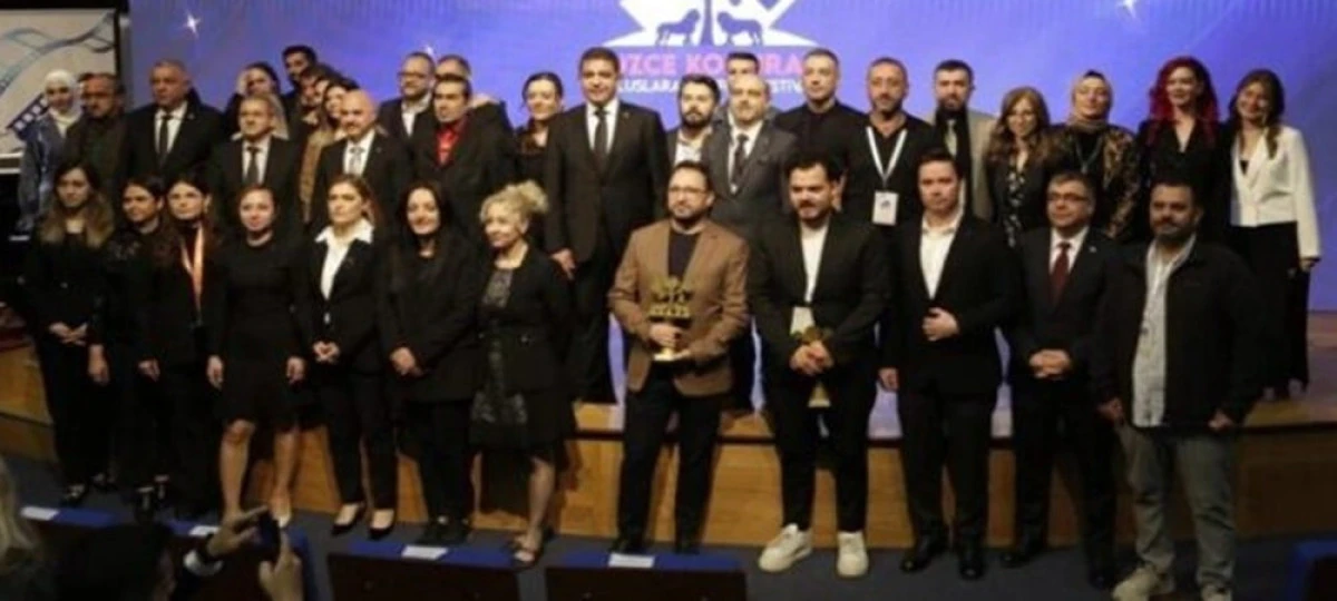 Düzce Konuralp Uluslararası Film Festivali'nde Ödüller Sahiplerini Buldu