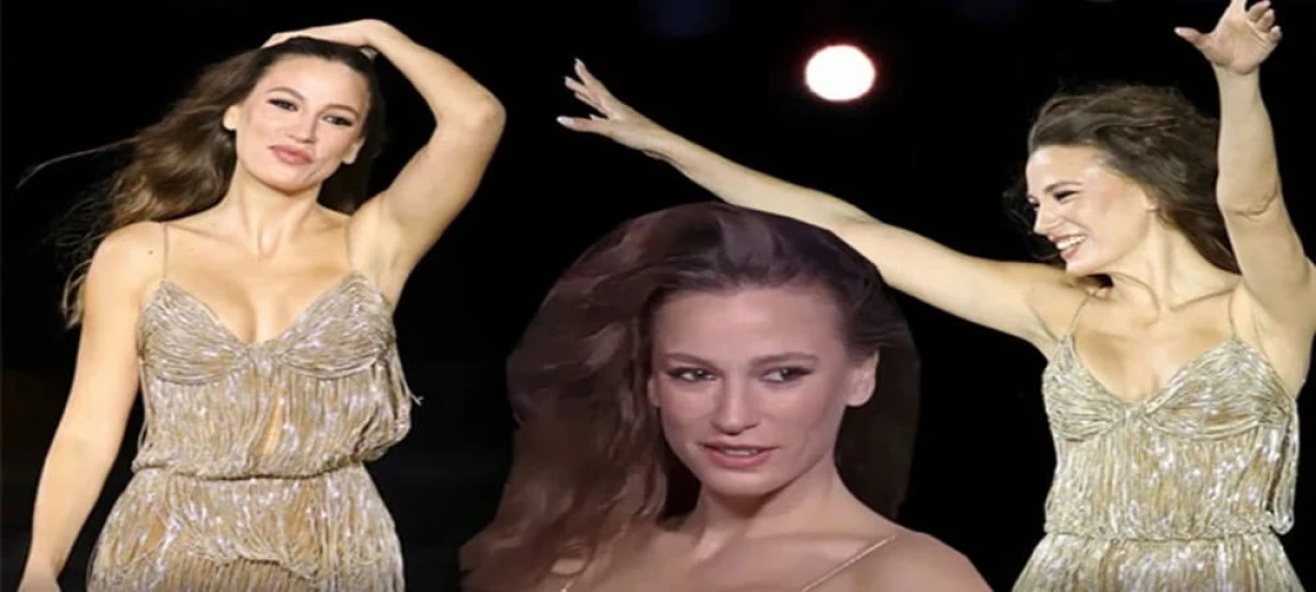 Serenay Sarıkaya Paris Moda Haftası&rsquo;nda d&uuml;nya yıldızlarıyla aynı podyumda